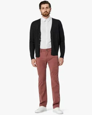 34 Heritage Courage Straight Leg Pants in Berry Twill