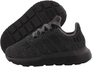adidas Originals Kids Baby Boy's Swift Run (Toddler) Grey/Black/Black 5 Toddler