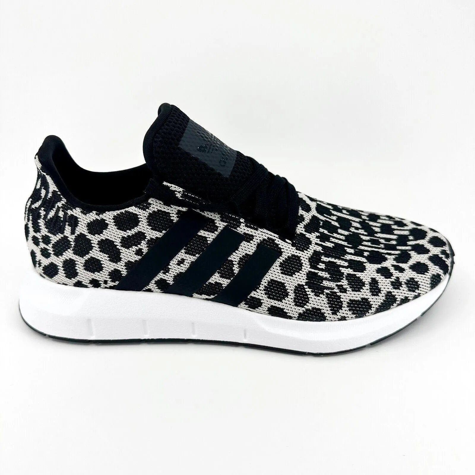 Adidas Originals Swift Run Leopard Black White Womens Running Shoes BD7962