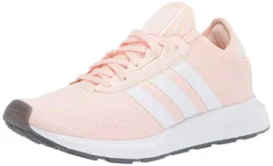 adidas Originals Women's Swift Essential Sneaker, Pink Tint/White/Silver, 7.5