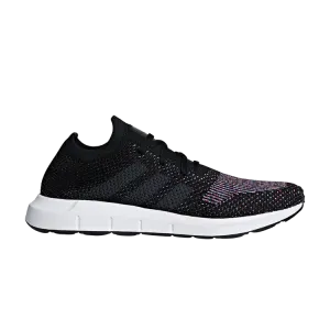 Adidas Swift Run Primeknit 'Core Black Grey' Sneakers, Black