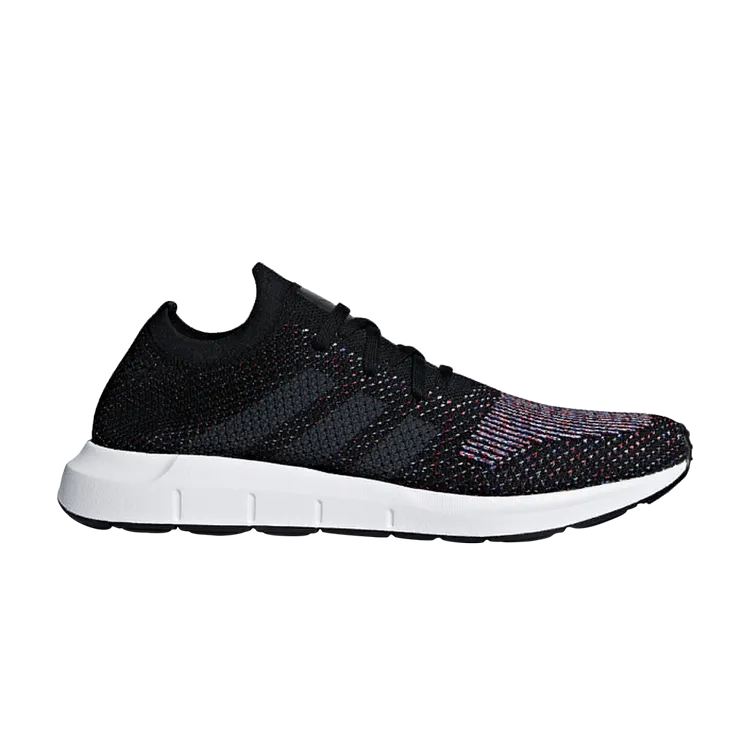 Adidas Swift Run Primeknit 'Core Black Grey' Sneakers, Black
