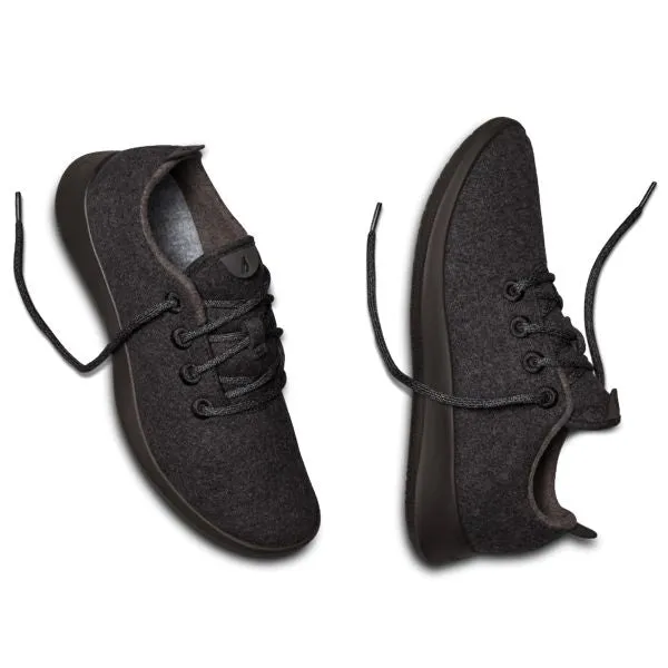Allbirds Wool Runners - Natural Black (Dark Grey Sole) EX