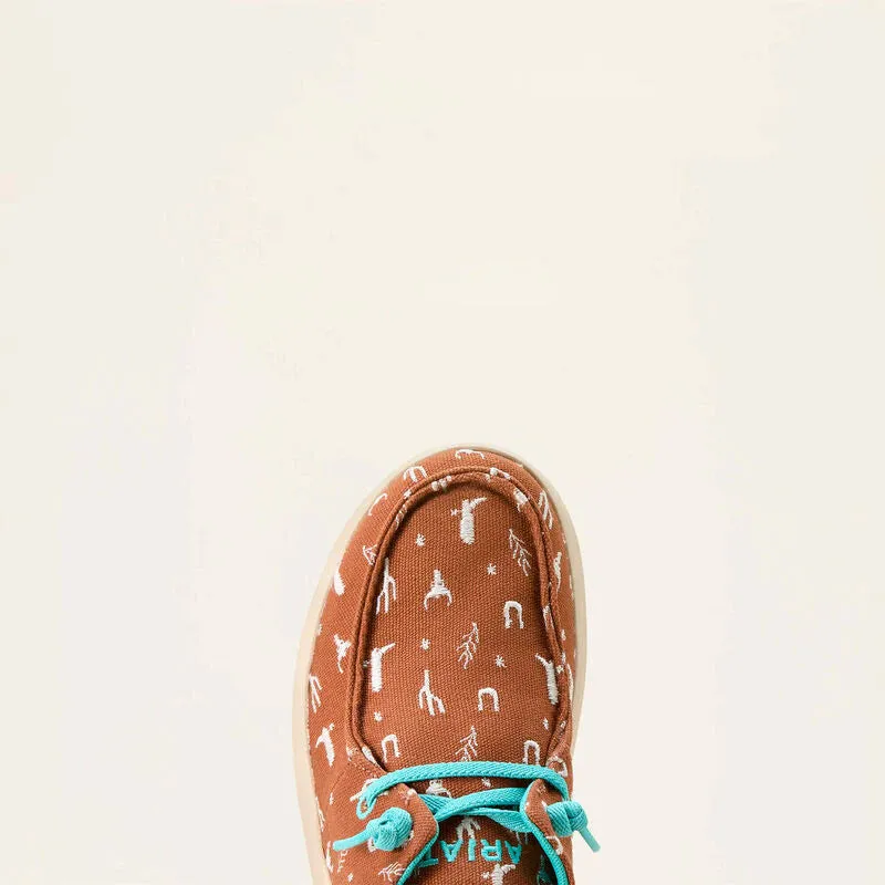 Ariat Women's Hilo | Doodle Sorrel Western Icons