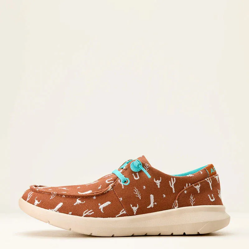 Ariat Women's Hilo | Doodle Sorrel Western Icons
