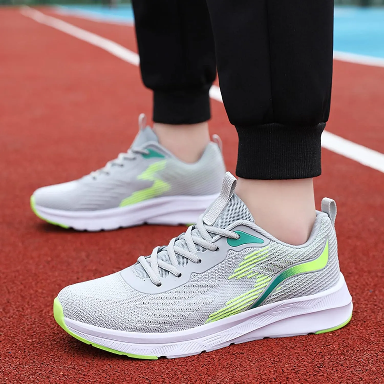 Athletic Fashion Sneakers for Men Casual Sneaker Mesh Breathable Walking Shoe Hook and Loop Orthopedic Sneakers