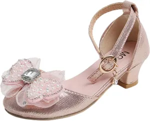 Baby Girl Children's Sandals Shoes Rhinestone Decoration Princess Slip On Shoes Casual Buckle Summer Sandals Party S-84 Pink 3