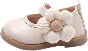 Baby Girls Dress Shoes Mary Jane Flats for Party School Wedding Ballet Shoes Flower Girls Dress Shoes