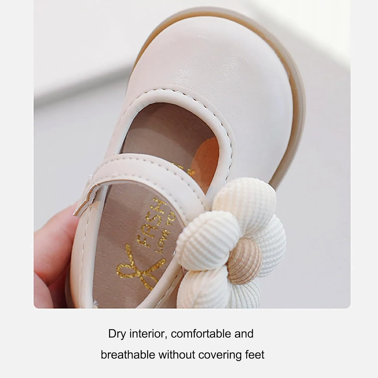 Baby Girls Dress Shoes Mary Jane Flats for Party School Wedding Ballet Shoes Flower Girls Dress Shoes