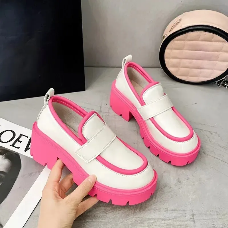 binfenxie  -  Women Summer Black Platform Mary Jane Shoes Women Heels Retro Lolita Shoes Ladies Designer Uniform Shoes Leather Oxfords