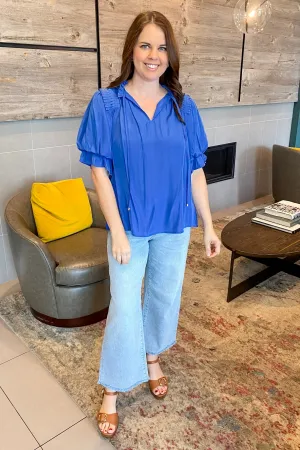Bold Confidence Royal Blue Top
