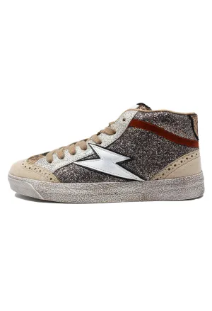 Bronze Metallic Trainers