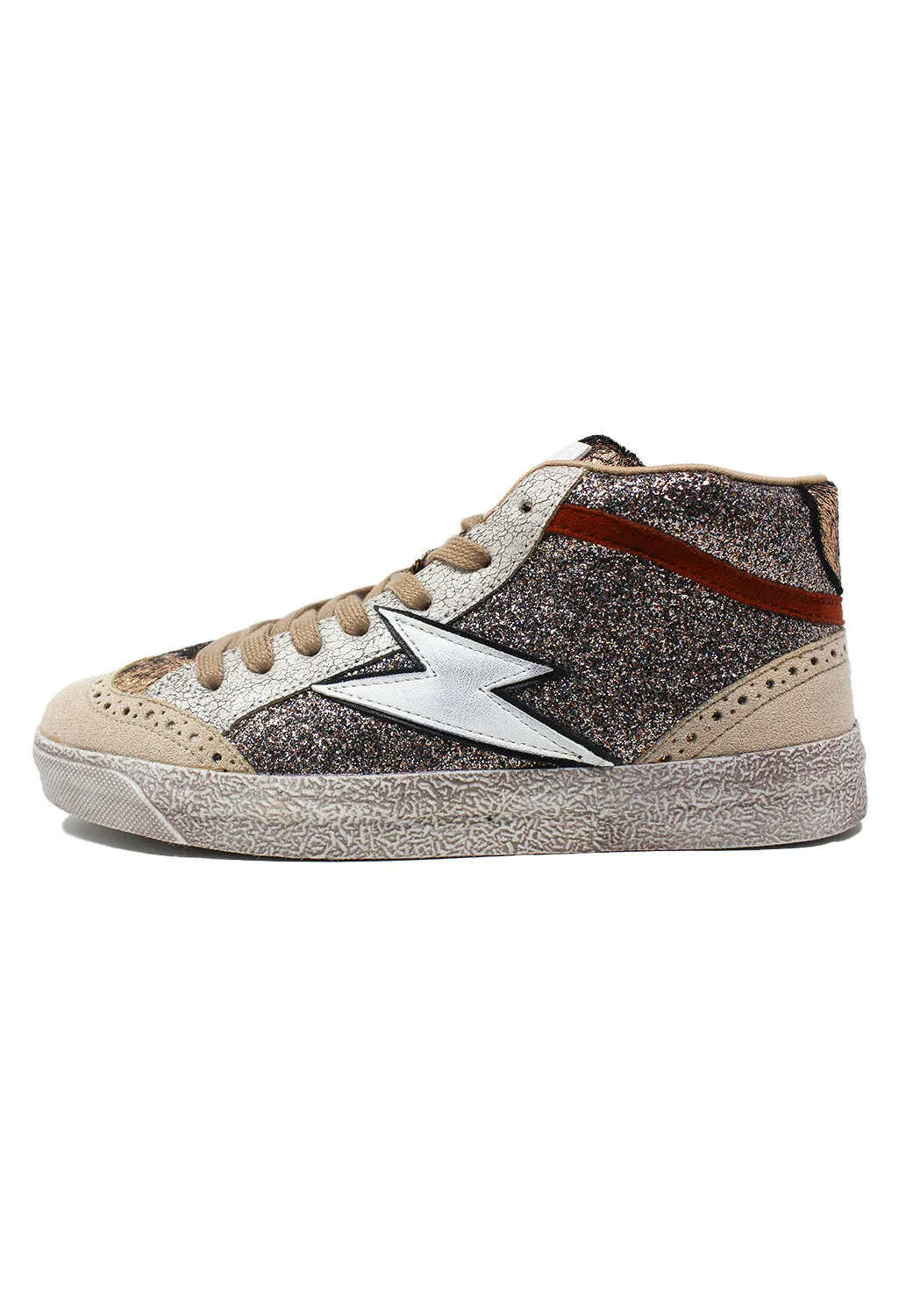 Bronze Metallic Trainers