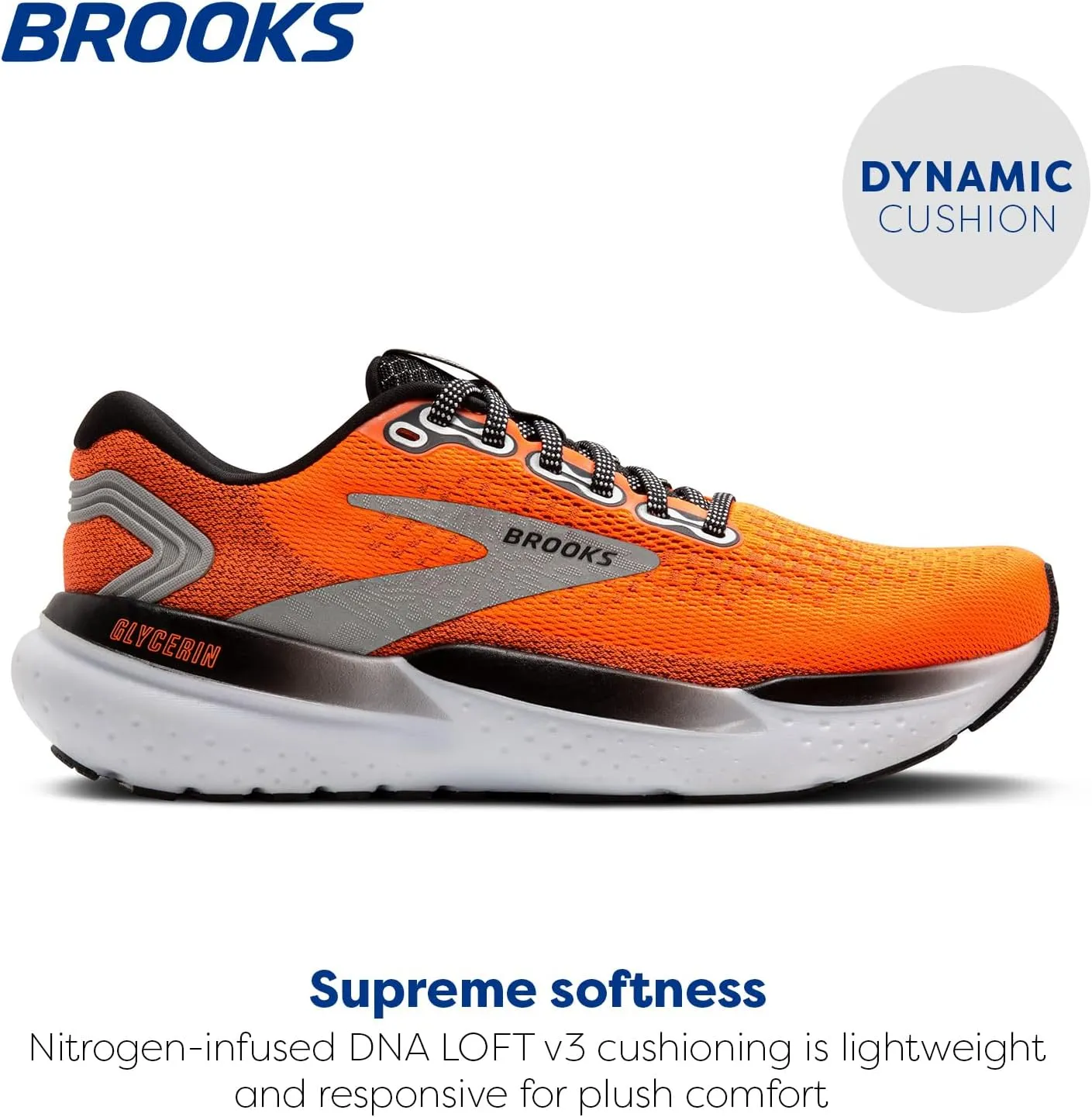 Brooks Mens Glycerin 21 Neutral Running Shoe