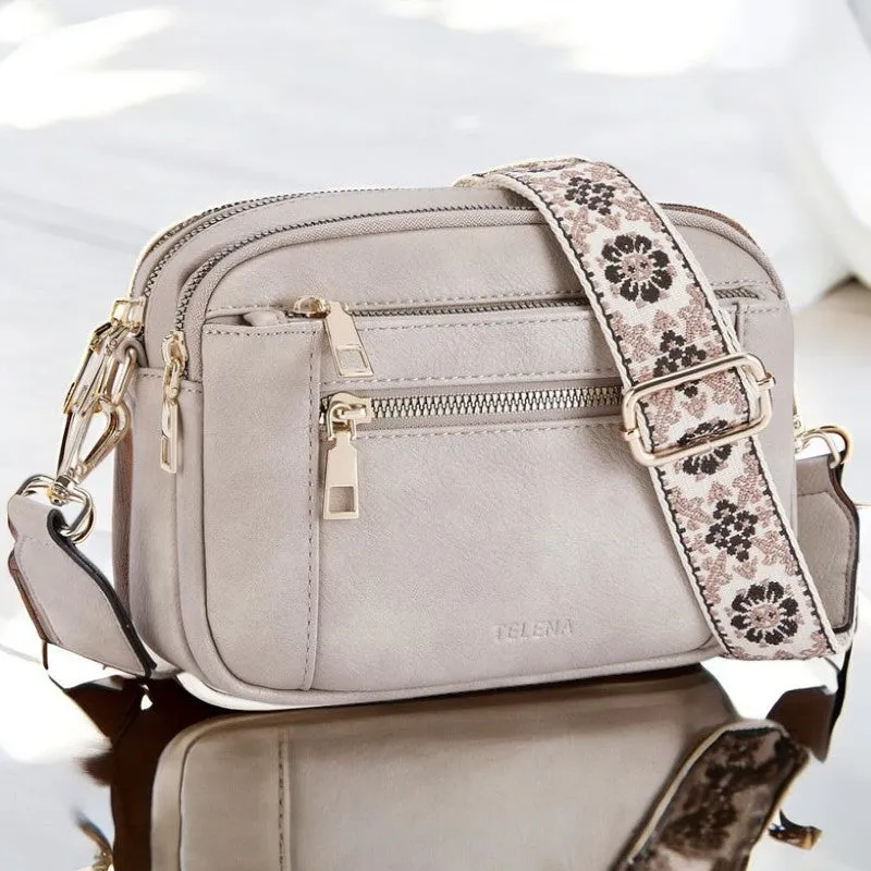 Camilla Refined Leather Shoulder Bag