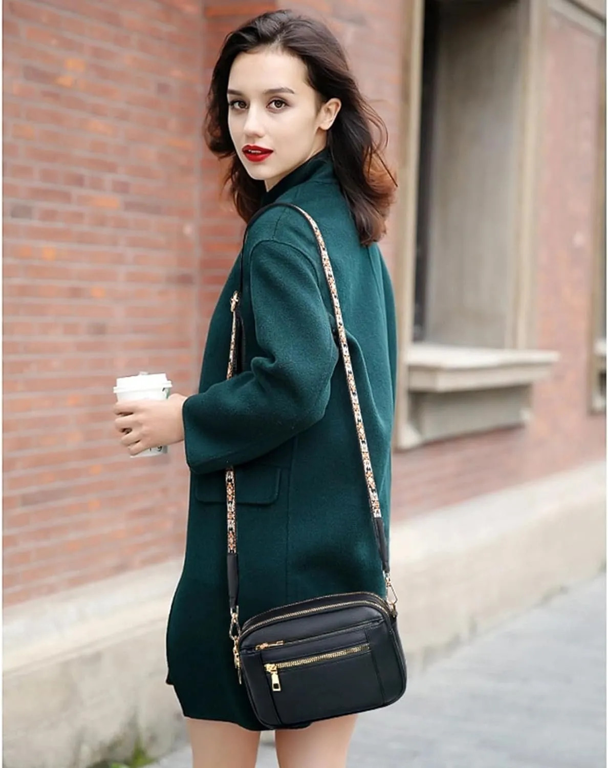 Camilla Refined Leather Shoulder Bag