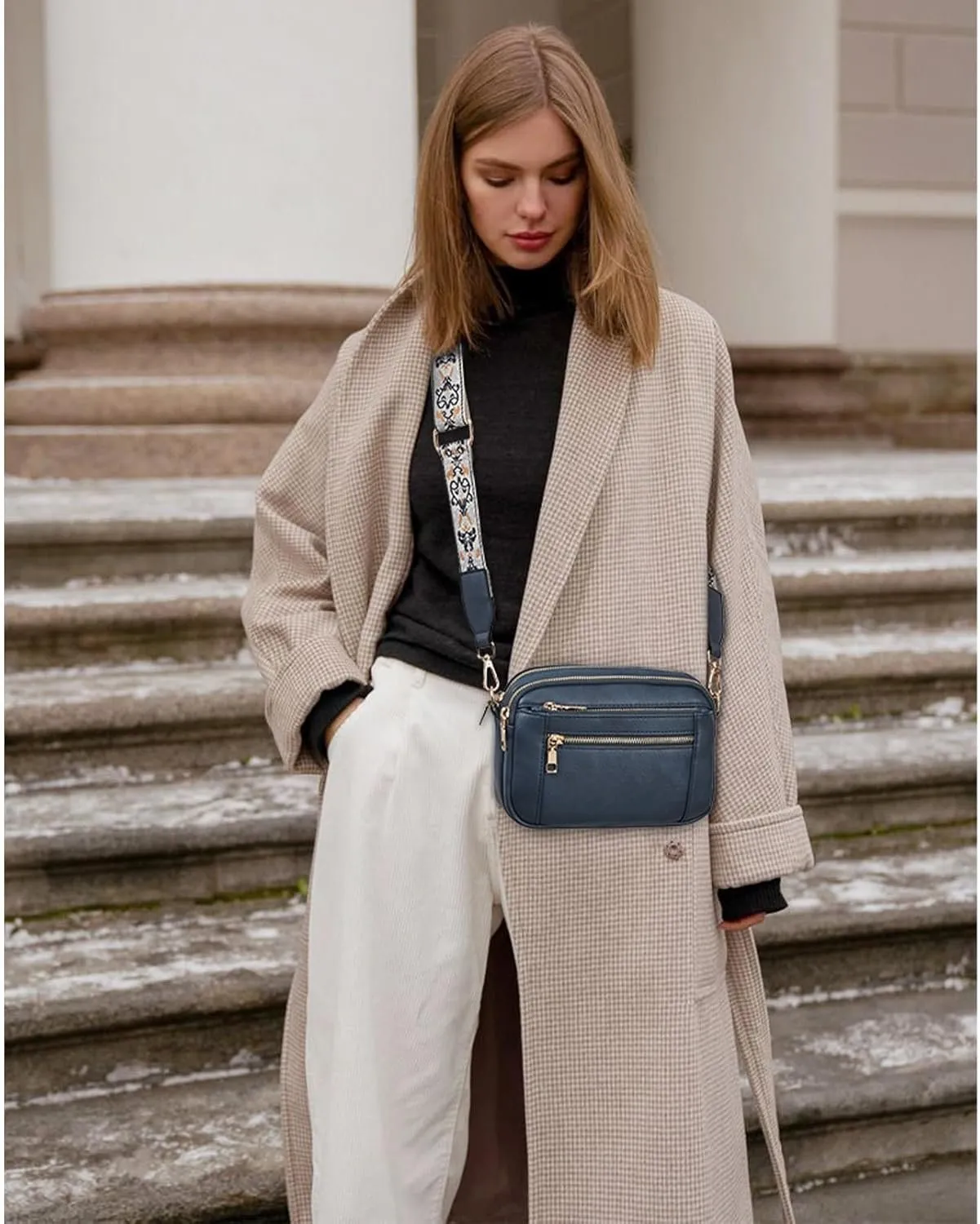 Camilla Refined Leather Shoulder Bag