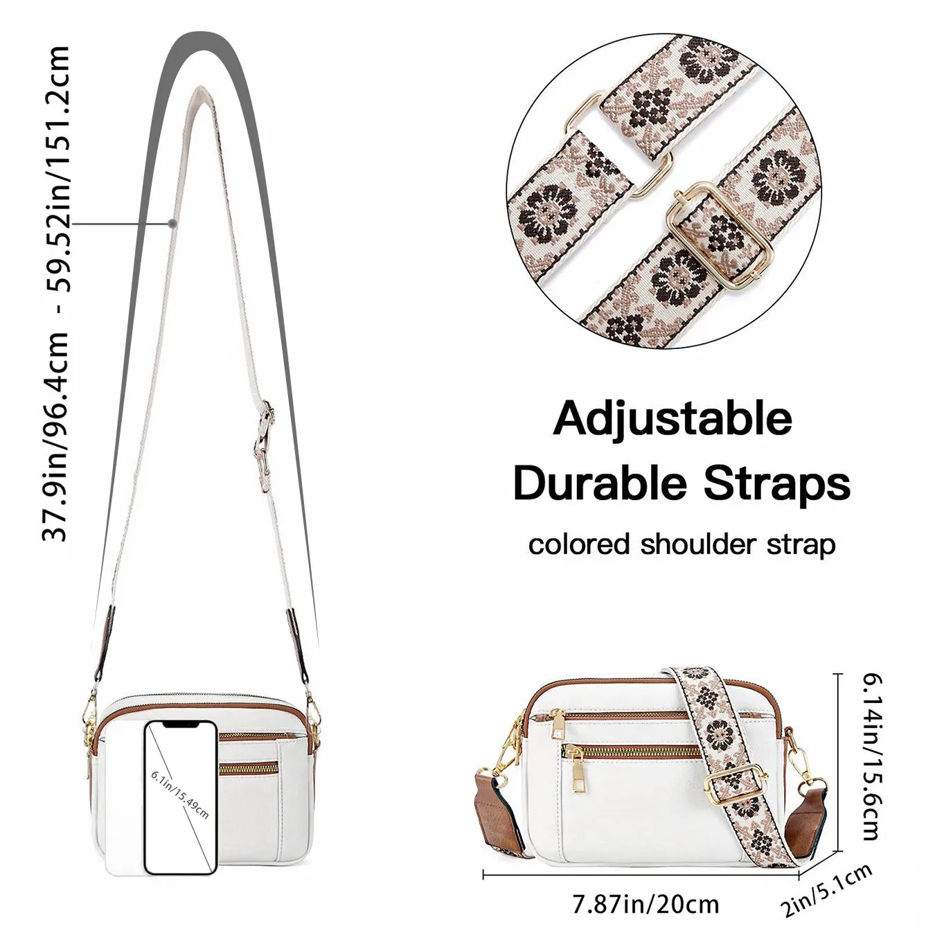 Camilla Refined Leather Shoulder Bag