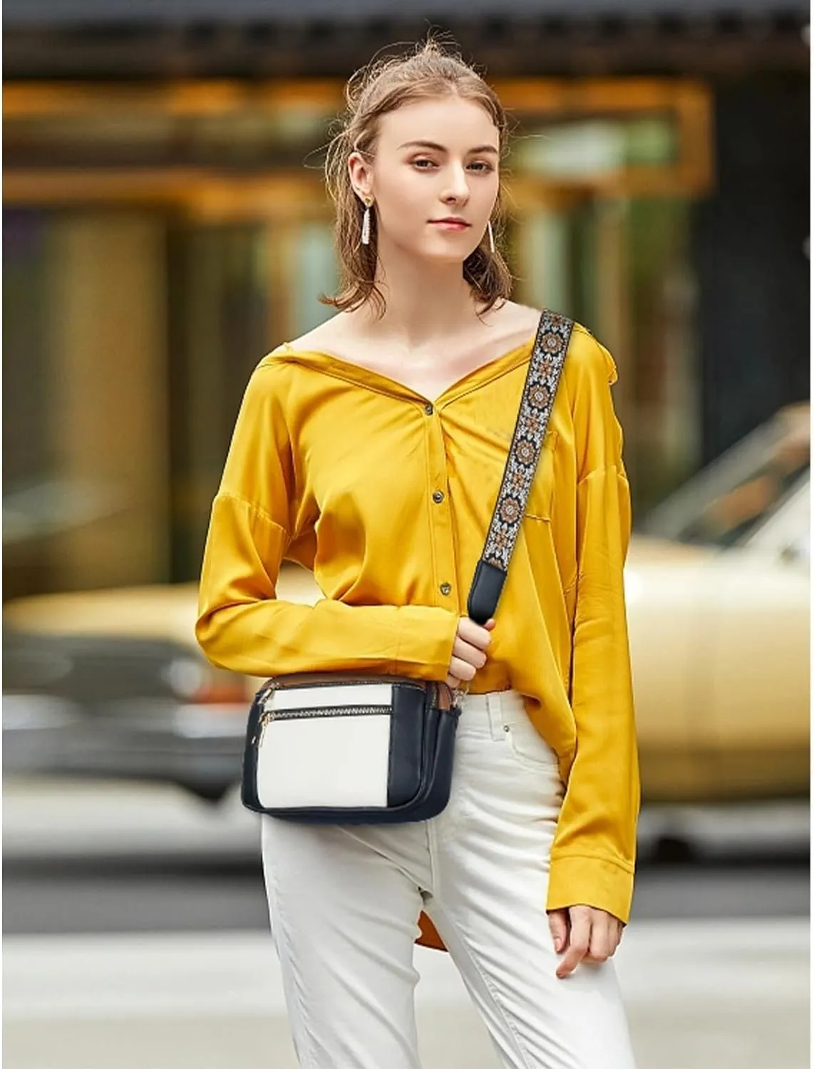 Camilla Refined Leather Shoulder Bag