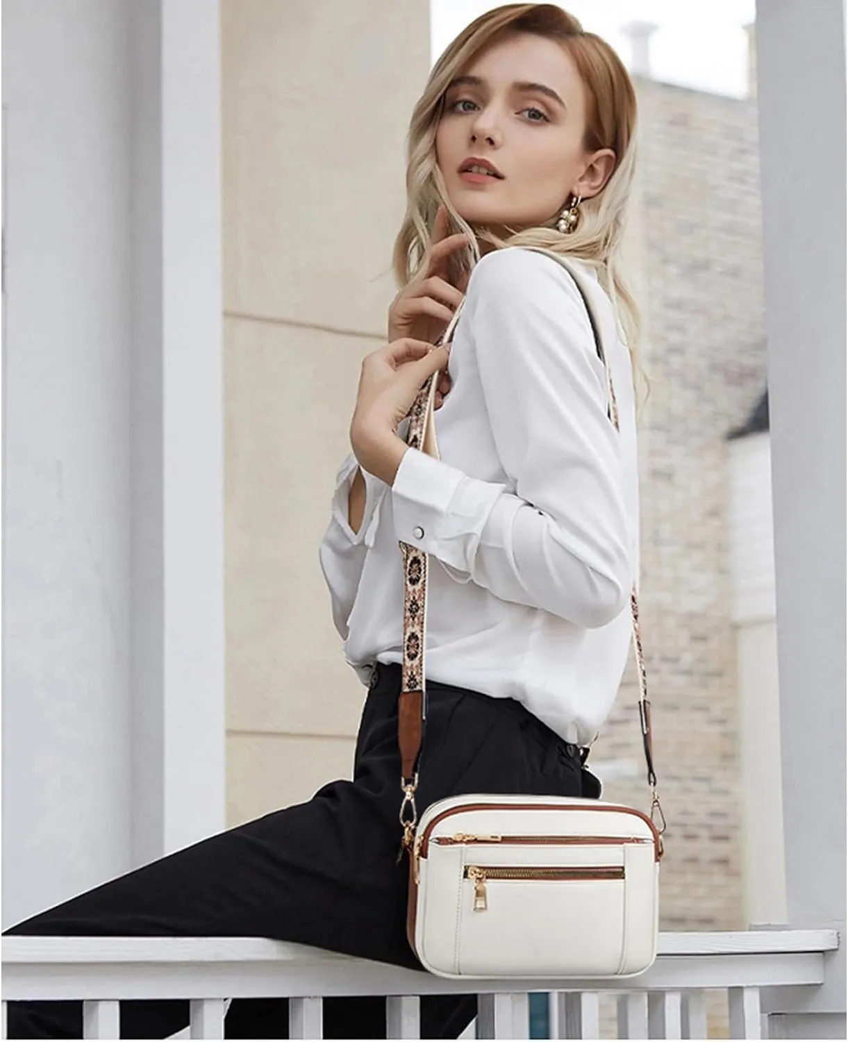 Camilla Refined Leather Shoulder Bag