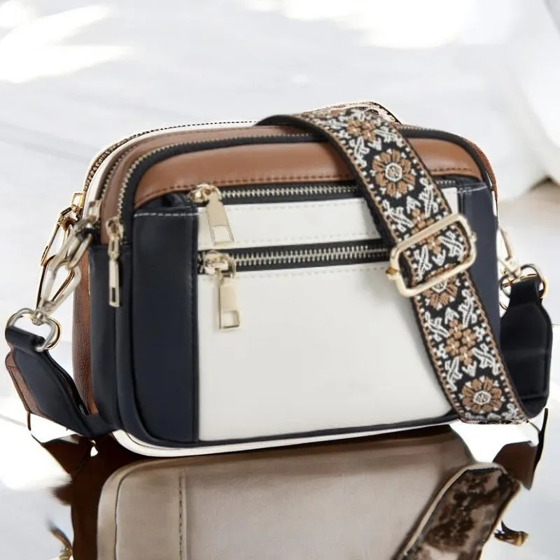 Camilla Refined Leather Shoulder Bag