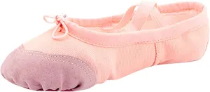 Canvas Ballet Shoes Toddler Girls Ballet Slippers No-Tie Boys Dance Shoes Ballerina Shoes for Girls Ballet Slippers