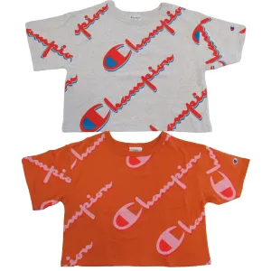 Champion Life Women's Printed Cropped Tee, Dropshadow