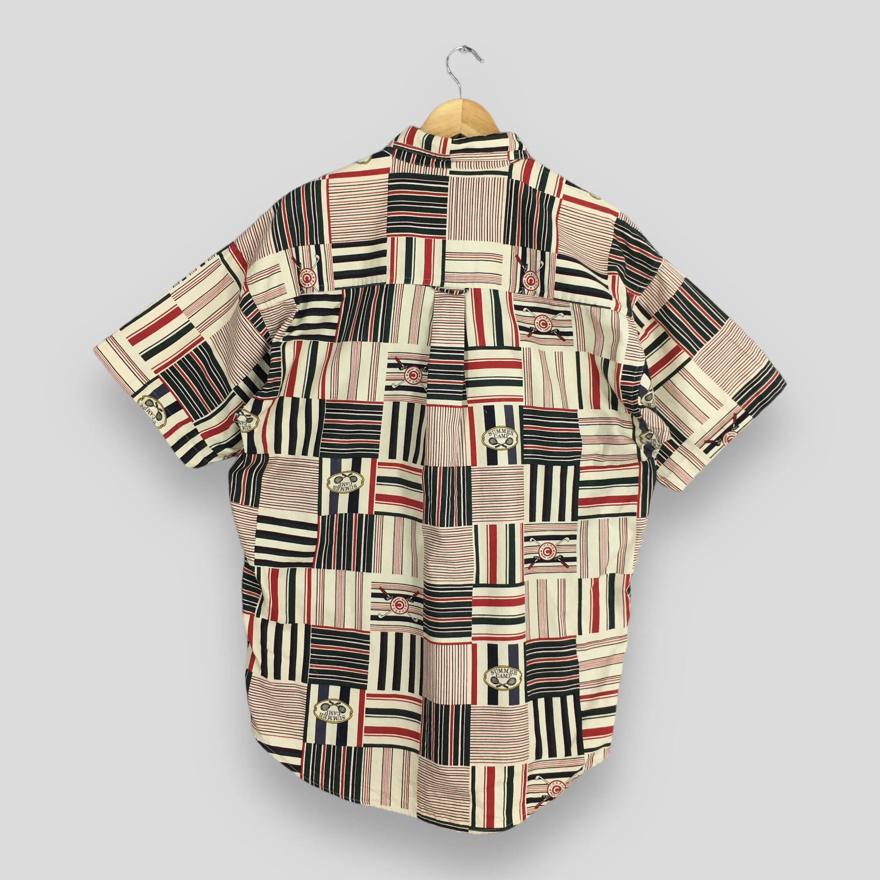 Chaps Ralph Lauren Patchwork Plaid Shirt Large