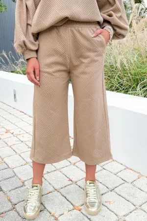 Closer Than Ever Quilted Cropped Pants