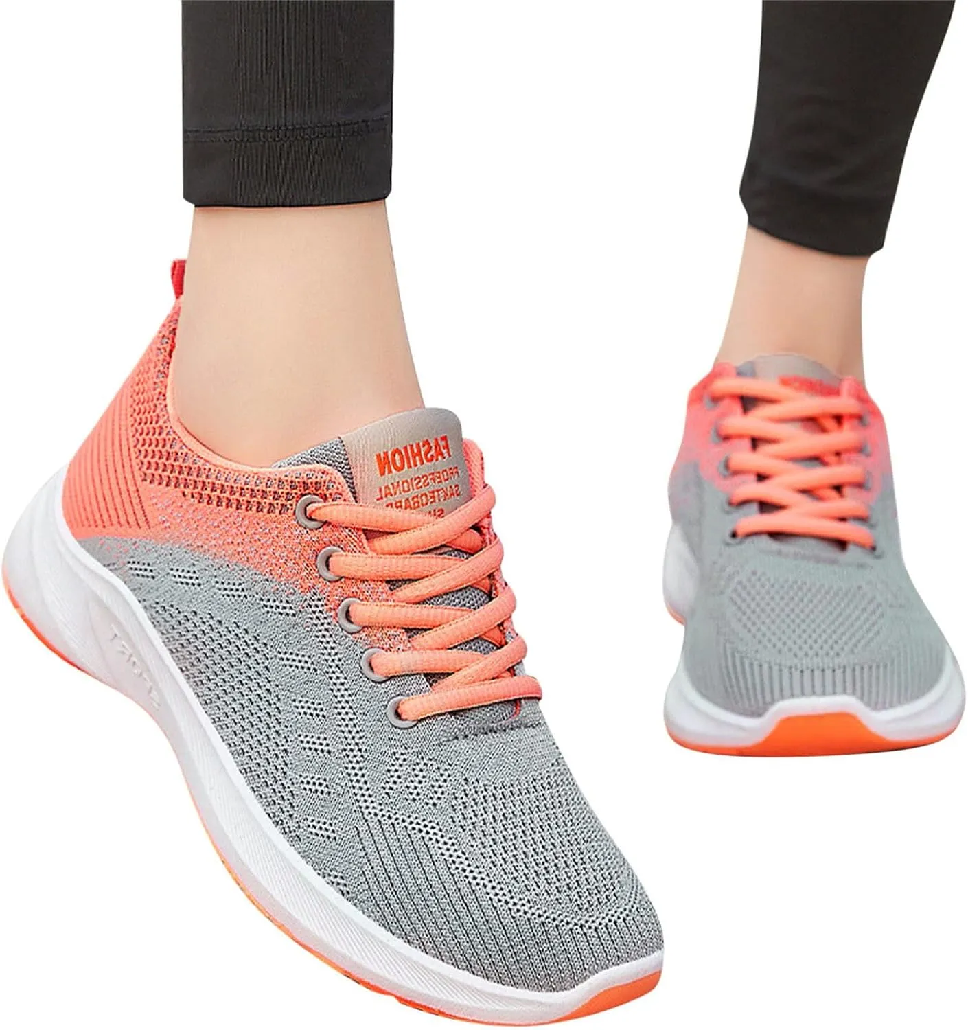 Comfortwear Ortho Shoes for Women Lightweight Slip On Running Walking Shoes Athletic Fashion Training Sneakers
