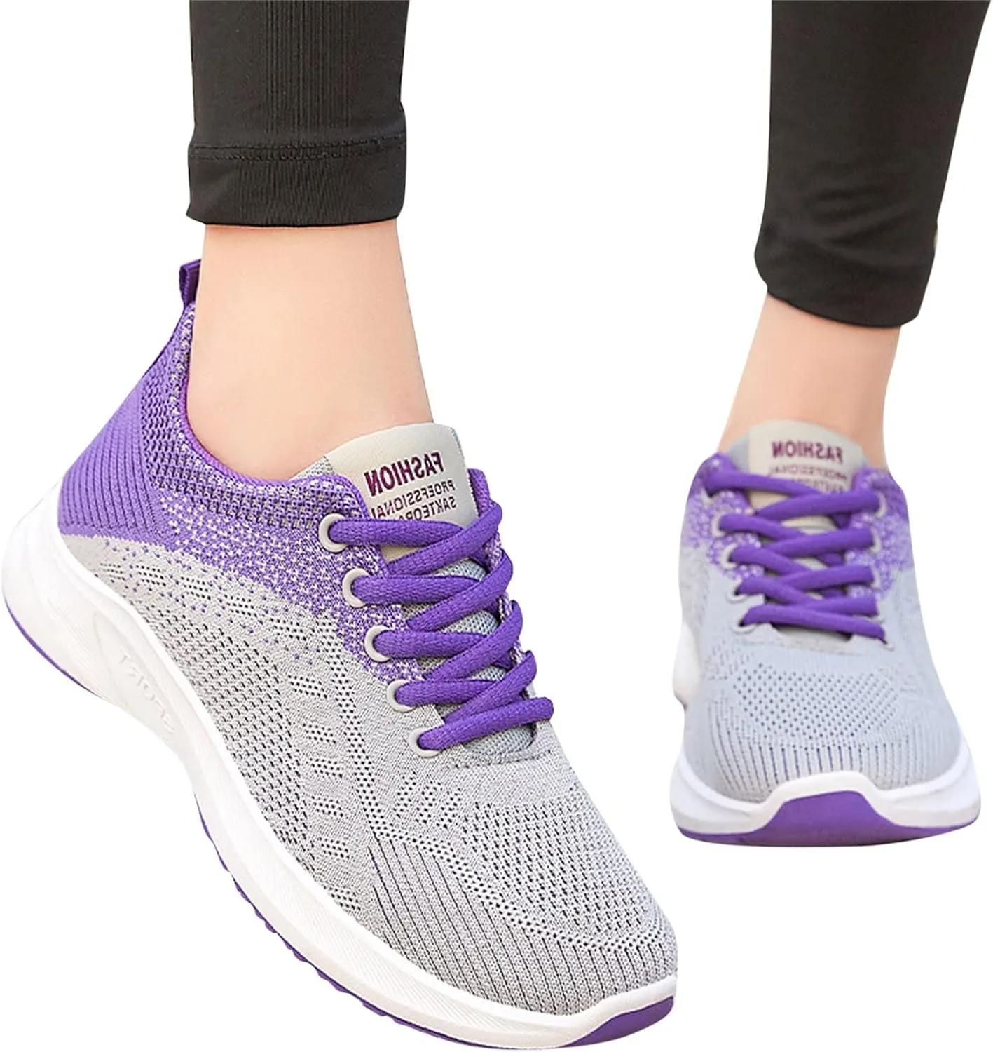 Comfortwear Ortho Shoes for Women Lightweight Slip On Running Walking Shoes Sports Fashion Training Sneakers