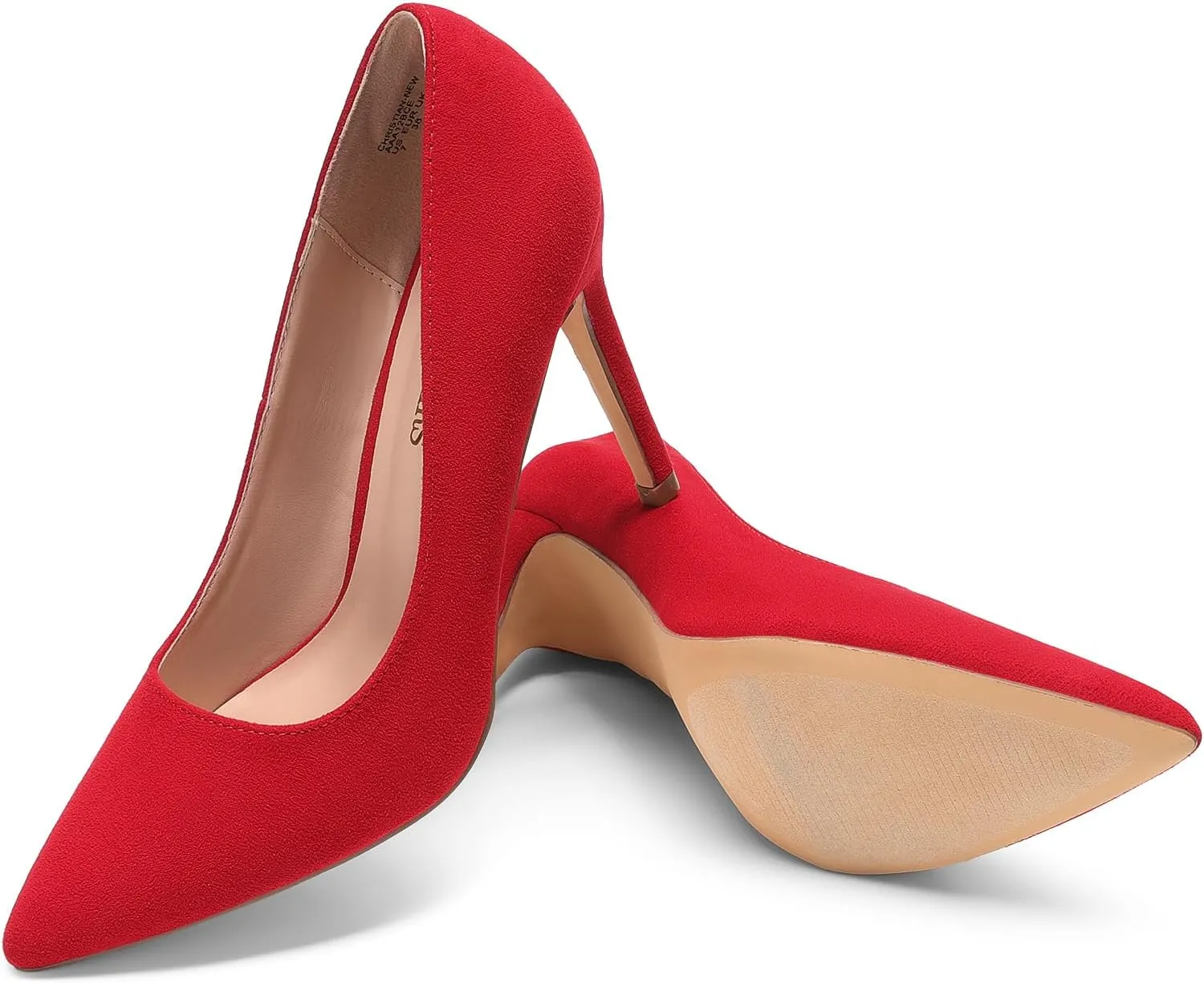 DREAM PAIRS Women's Closed Toe High Heels Dress Pointed Toe Wedding Pump Shoes