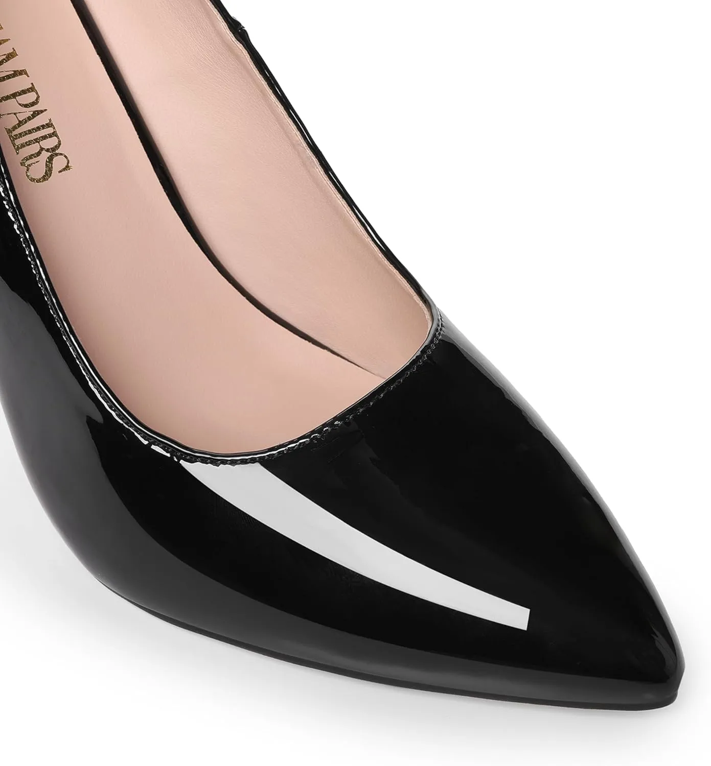 DREAM PAIRS Women's Closed Toe High Heels Dress Pointed Toe Wedding Pump Shoes