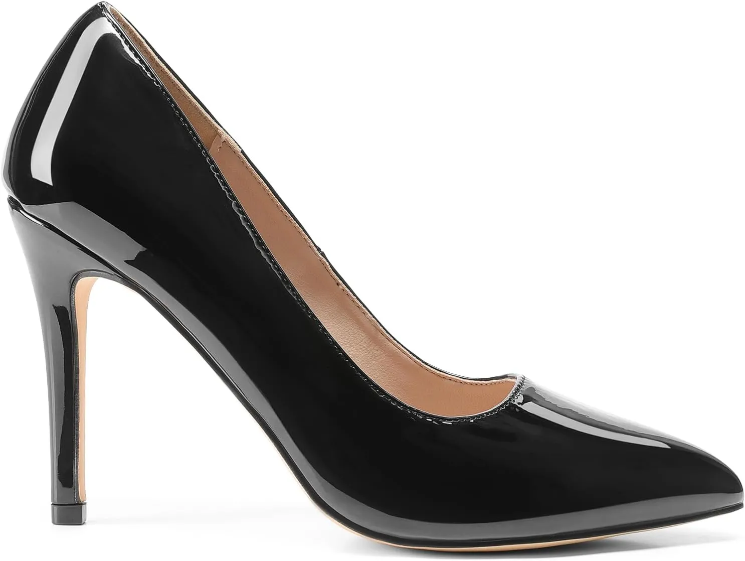 DREAM PAIRS Women's Closed Toe High Heels Dress Pointed Toe Wedding Pump Shoes