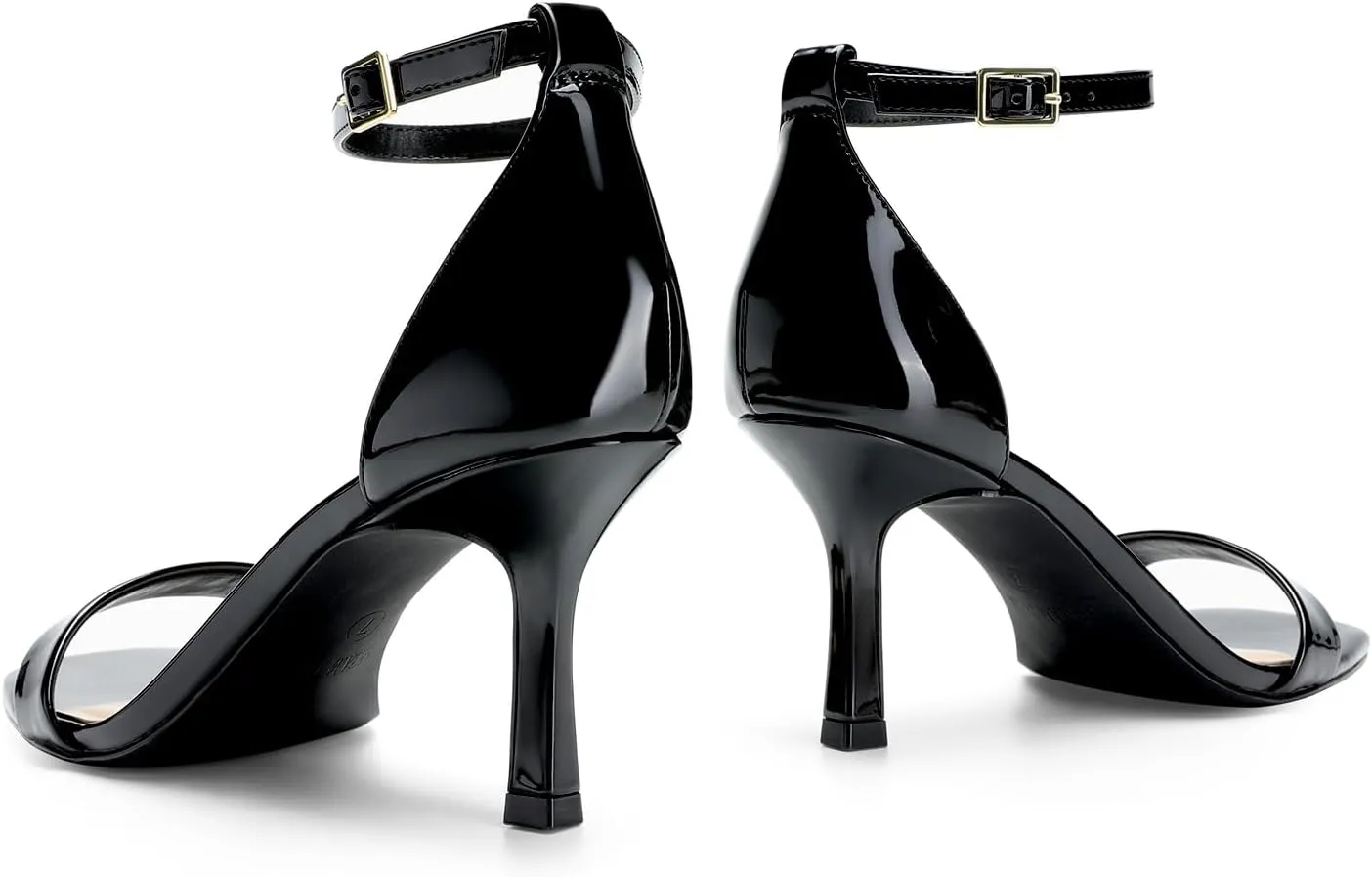 DREAM PAIRS Women's High Stilettos Open Square Toe Ankle Strap Heels Sexy Fashion Comfort Dress Shoes Wedding Bridal Pumps Heeled Sandals