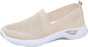 Extra Wide Shoes for Women Casual Walking Work Sneakers Ladies Wide Width Orthopedic Comfort Wear Slip on Sneakers