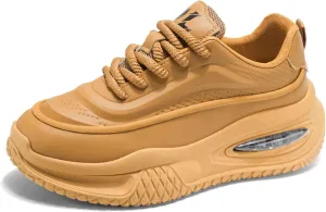 Exusiai Men's Walking Chunky Shoes Fashion Breathable Non Slip Chunky Sneakers Outdoor Workout School Tennis Travel