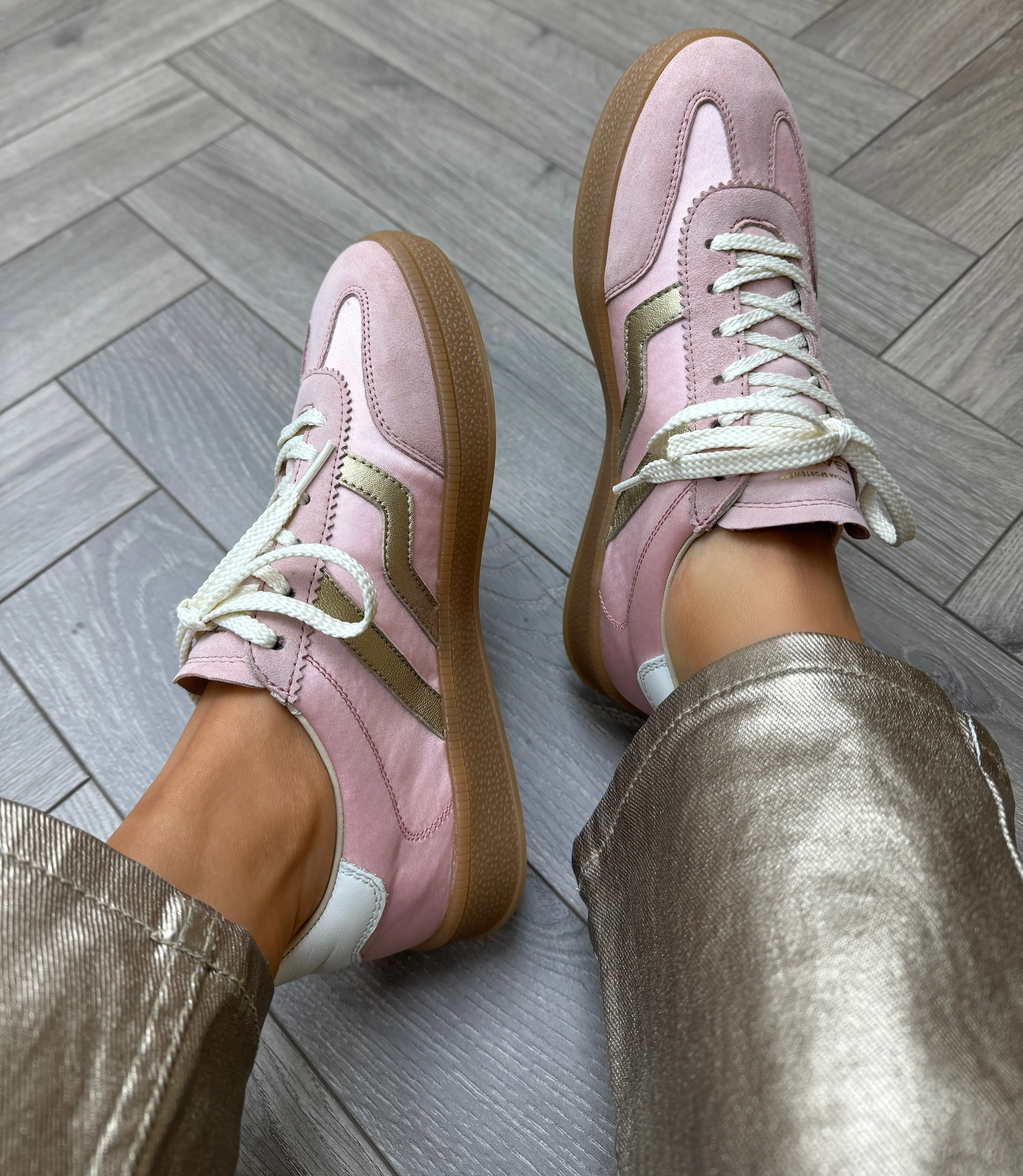 Gant (SS25) Cuzima Gum Sole Trainer With Satin Inserts - Light Pink (GT2)