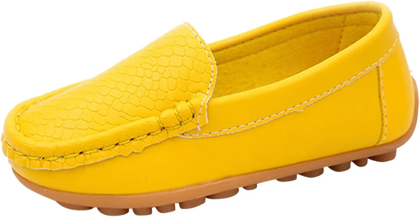 Girl Shoes Toddler Little Kid Boys Girls Soft Slip On Loafers Dress Flat Shoes Boat Shoes Toddler Boys Winter Shoes