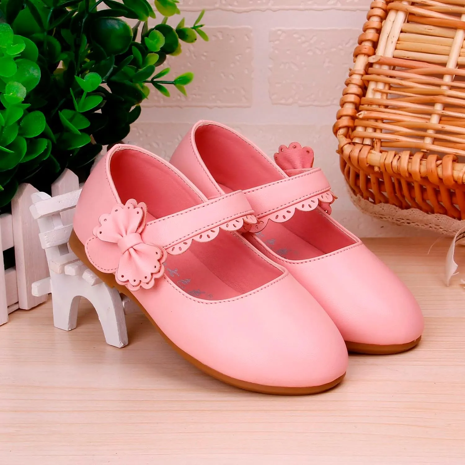 Girls Dress Shoes Toddler Flower Girl Little Kids Mary Jane Ballet Flats Bow Wedding School Party Communion Shoes