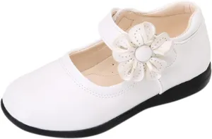 Girls Dress Shoes Toddler Girls Mary Jane School Uniform Shoes Flower Girl Ballet Flats for Wedding Party