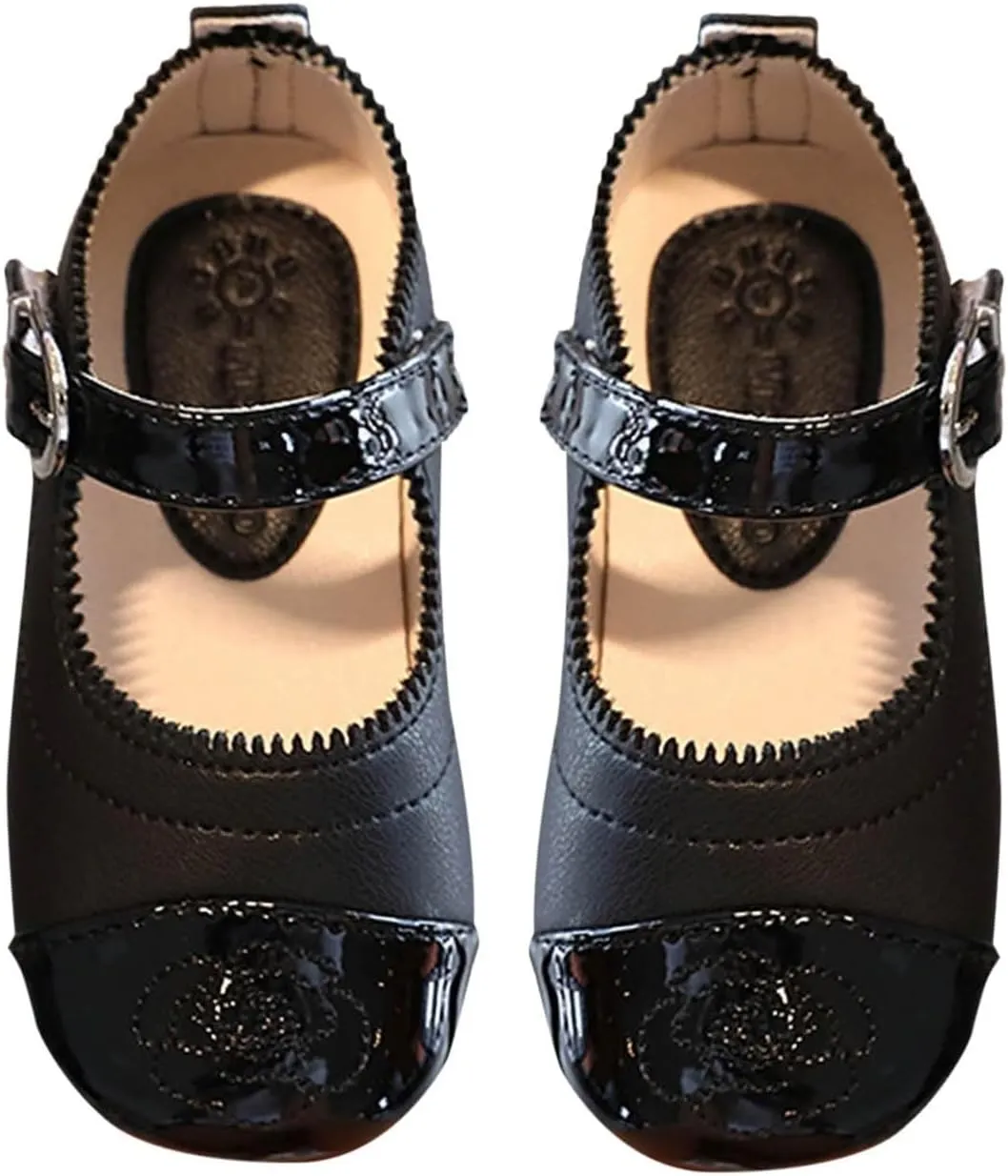 Girls School Uniform Dress Shoes Mary Jane Ballet Flats Wedding Shoes Toddler Little Kid