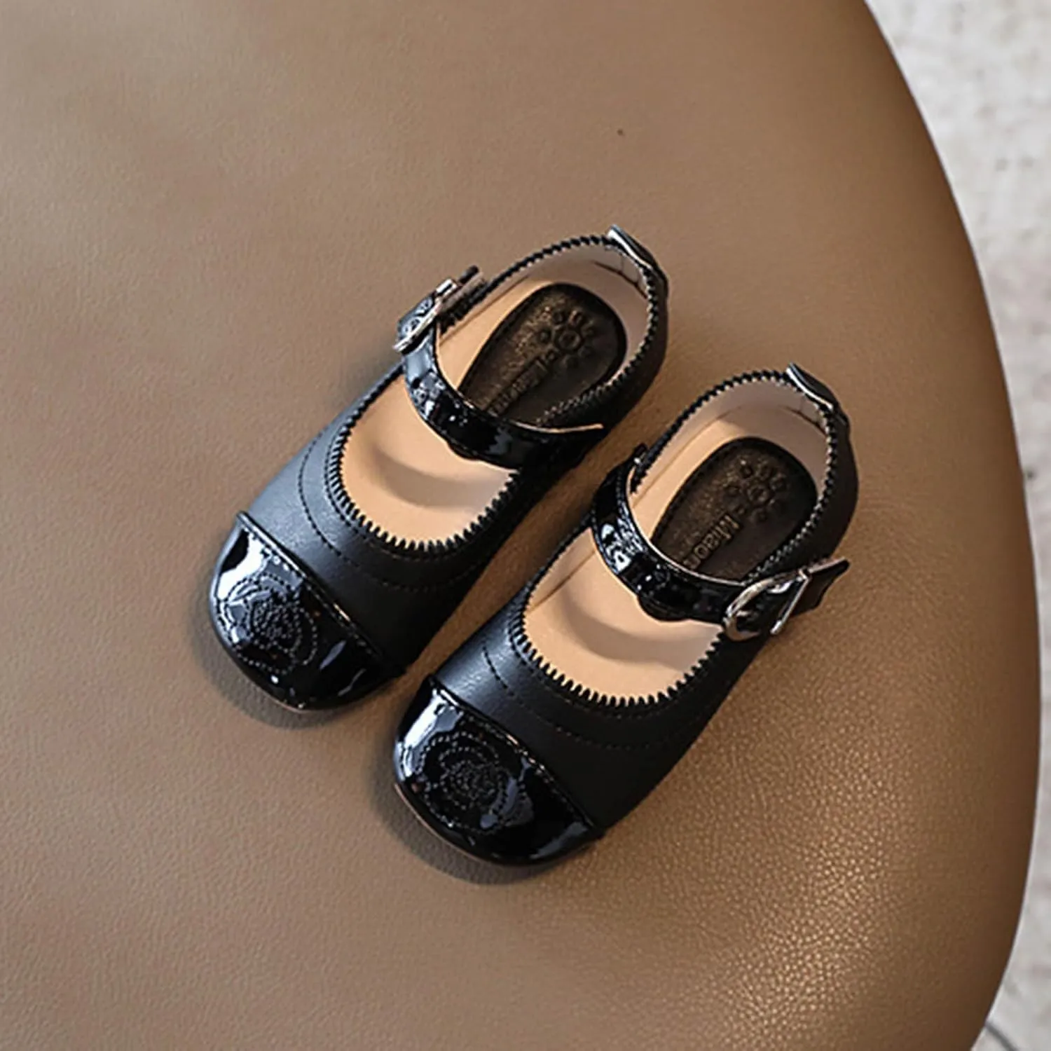 Girls School Uniform Dress Shoes Mary Jane Ballet Flats Wedding Shoes Toddler Little Kid