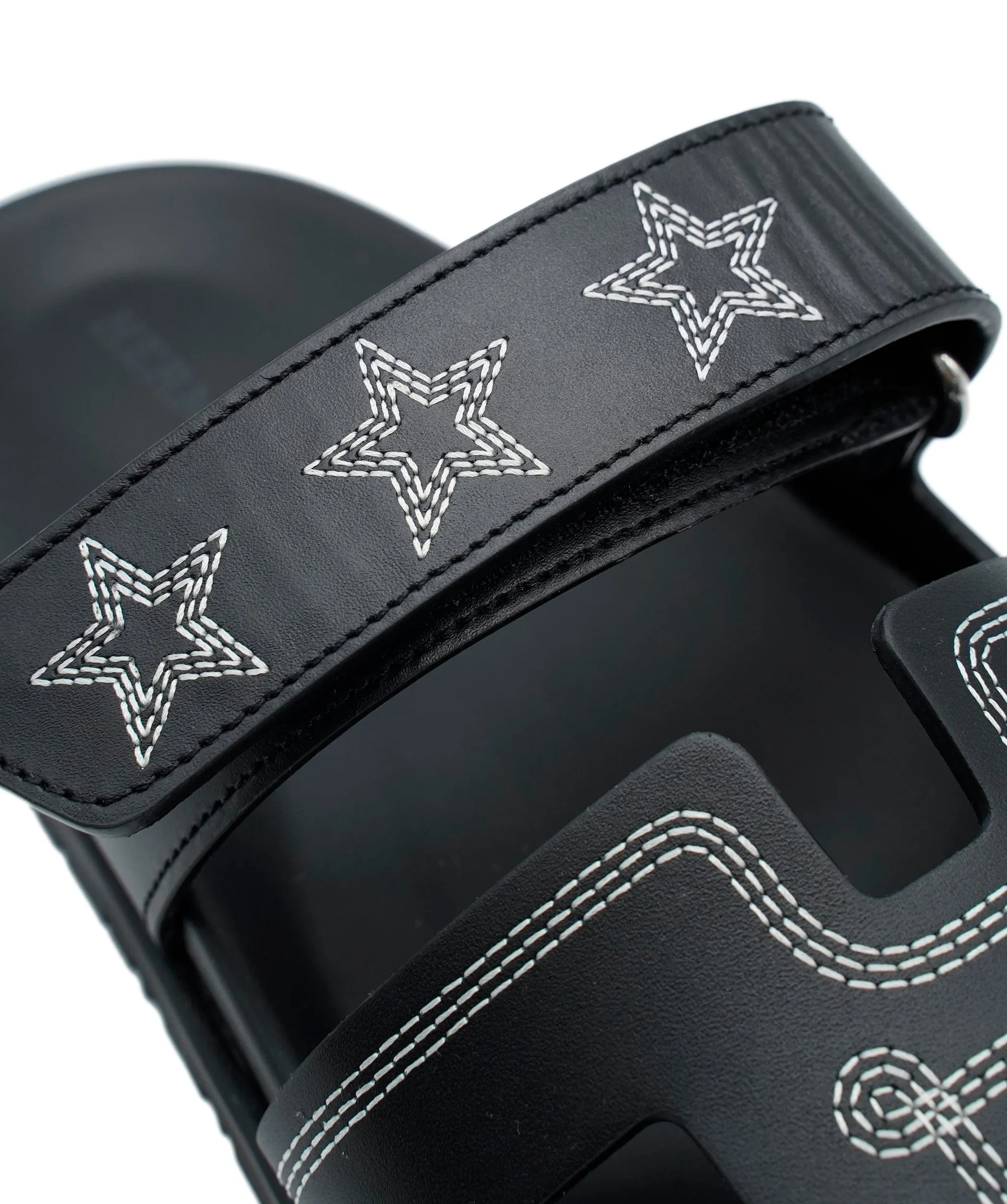Hermes Black Star Stitched Chypre 40.5 ALC0798