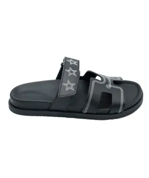 Hermes Black Star Stitched Chypre 40.5 ALC0798