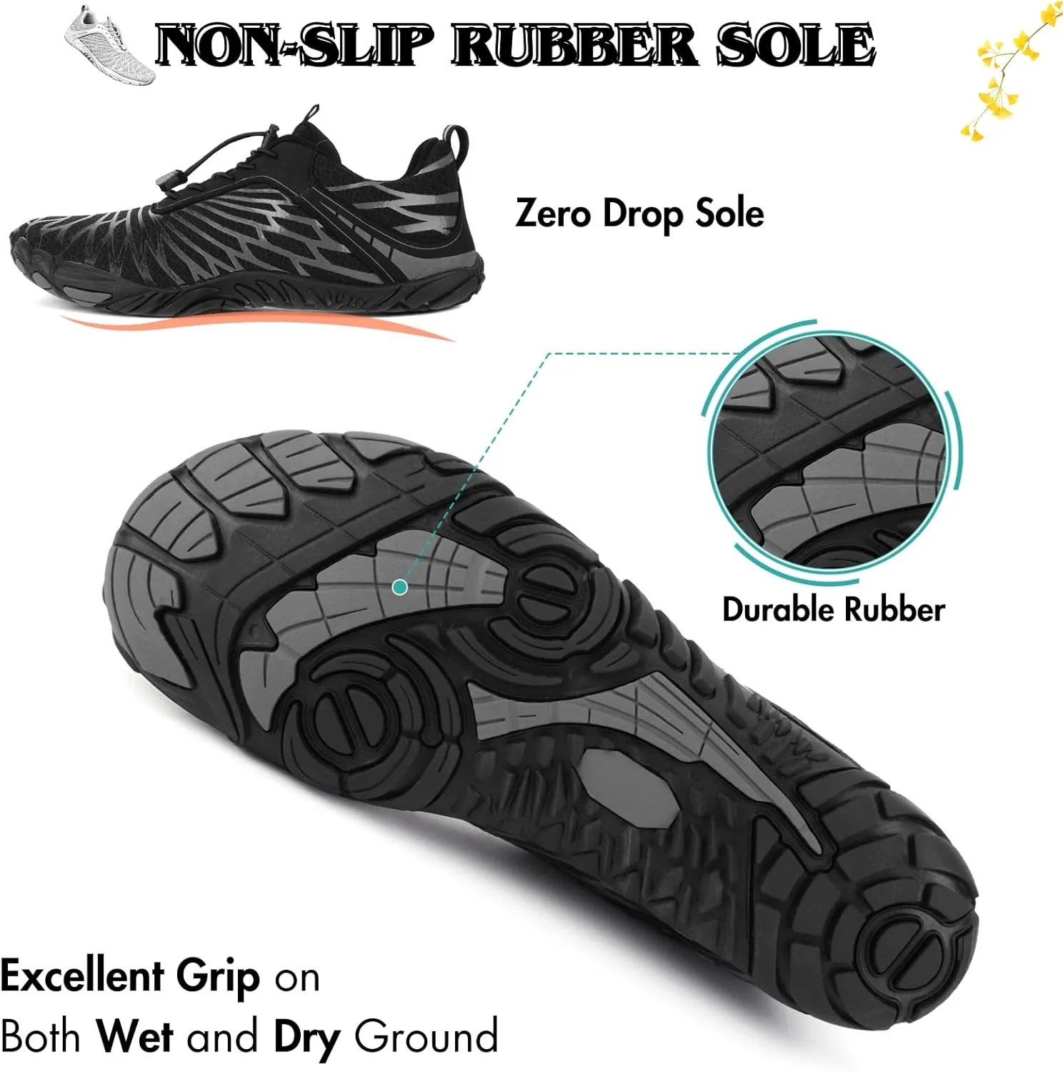 Hike Barefoot Shoes Women Men Minimalist Wide Toe Box Footwear Zero Drop Athletic Cross-Trainer Fashion Sneakers