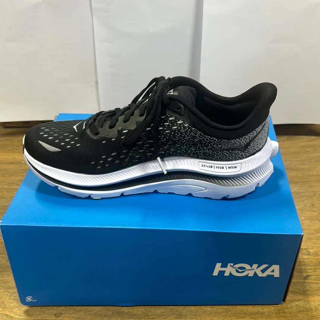 Hoka One One Women’s Kawana Running Shoes - Size 8.5B (Black/White) Brand New, Hoka