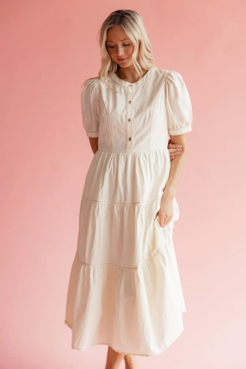 Ill Be Waiting Tiered Dress