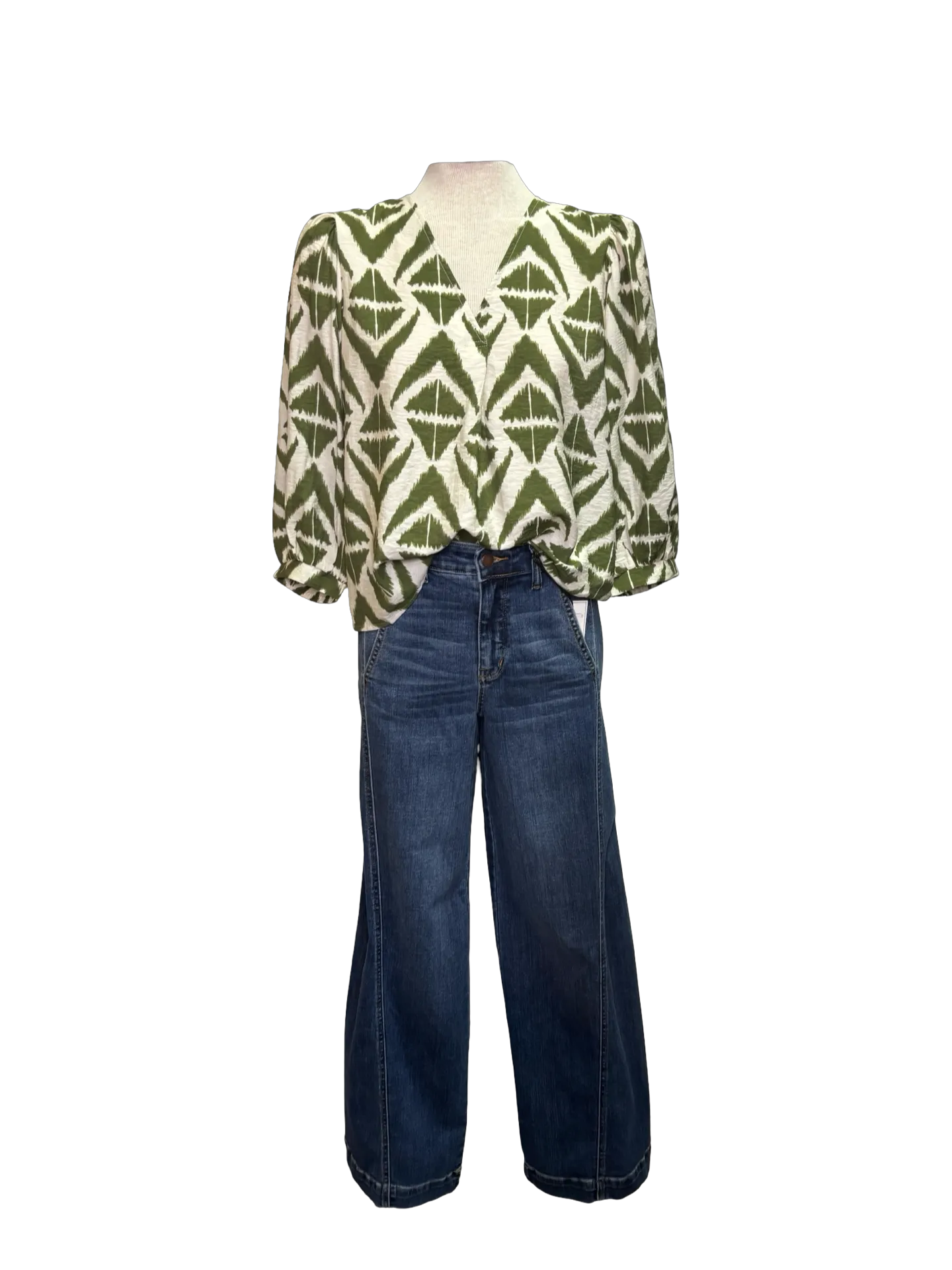 Judy Blue HW Trouser Wide Leg Jean