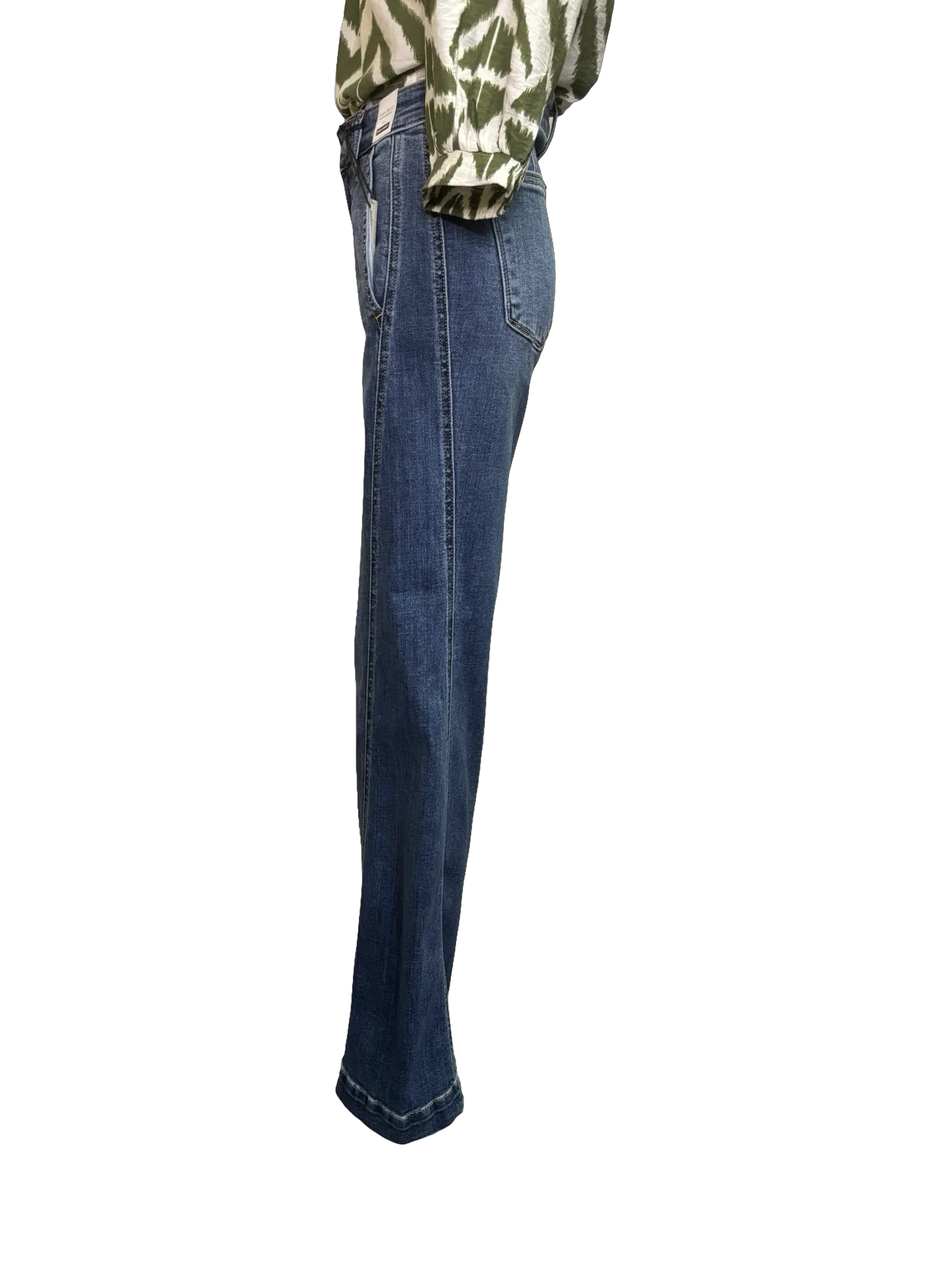 Judy Blue HW Trouser Wide Leg Jean